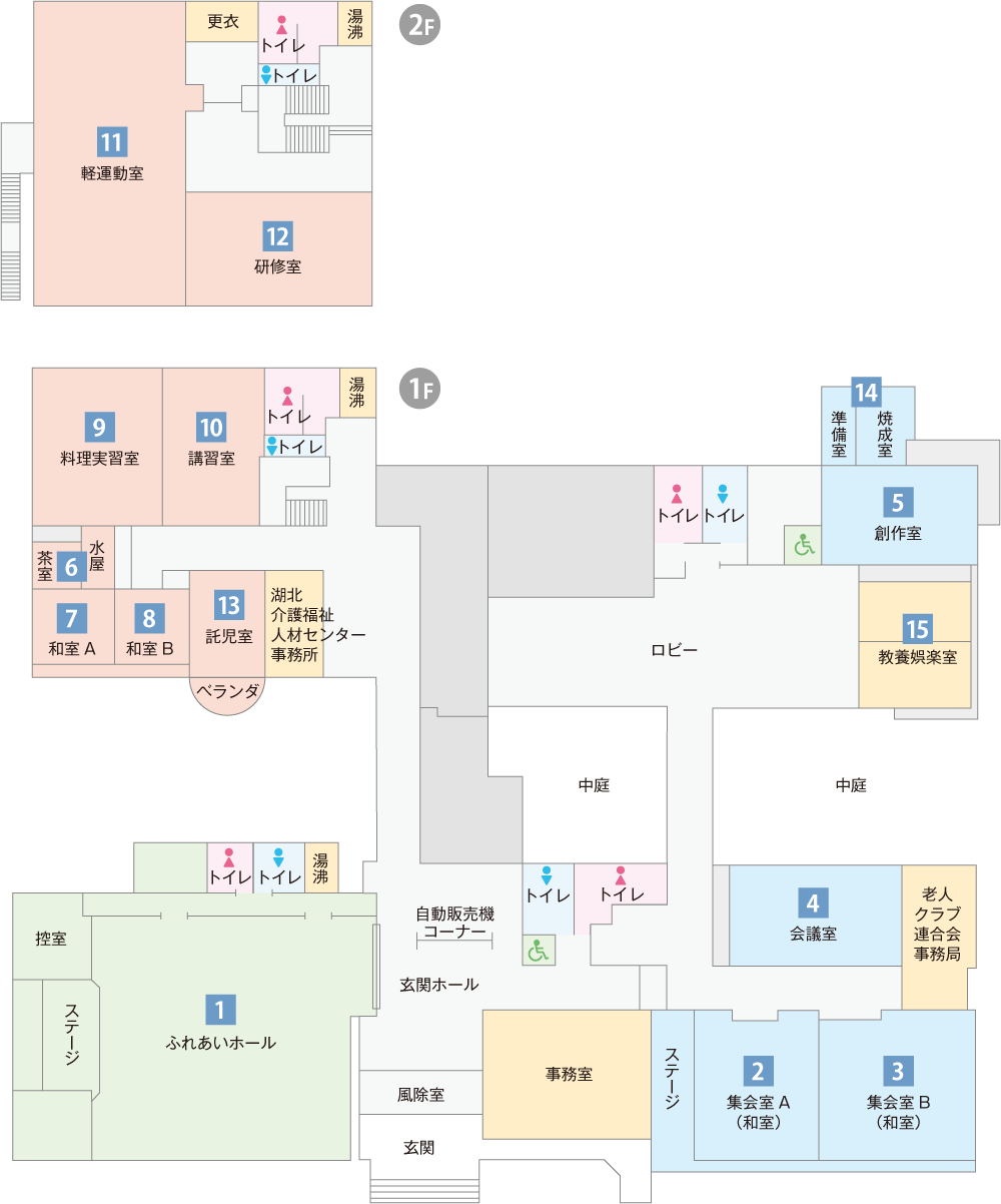 長浜市民交流センター平面図